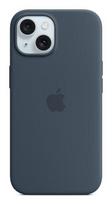 APPLE iPhone 15 Silicone Case with MagSafe – Storm Blue