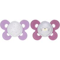 Chicco Physio Comfort Night 16-36 m čiulptukas Stars/Bear 2 vnt.