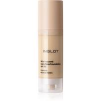 Inglot Skin Focused Care Face Foundation SPF 50 intensyvaus maskuojamojo poveikio makiažo pagrindas SPF 50 atspalvis 301 Light Olive 30 ml