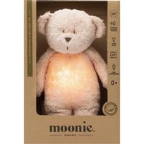 Moonie Bear 2.0 Organic Rose žaislas miegui su melodija 1 vnt.
