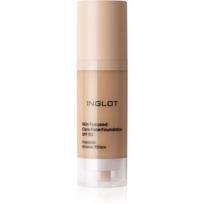 Inglot Skin Focused Care Face Foundation SPF 50 intensyvaus maskuojamojo poveikio makiažo pagrindas SPF 50 atspalvis Medium Apricot 30 ml