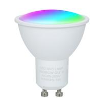 5 W „ZigBee Smart Bulb“ dvigubo režimo balta ir RGB 16 milijonų spalvų GU10 išmaniosios lempos APP nuotolinio valdymo pultas Wi-Fi Type balta