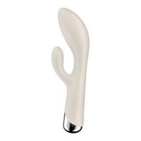 Triušio vibratorius Satisfyer Spinning Rabbit 1, baltas