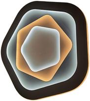 Lubinis LED šviestuvas AVIDE Adair, 102W, 9380lm, dim, 50 x 5,5 cm, su pultu