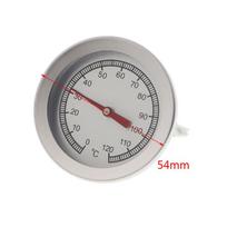 Grilio termometras 54mm BBQ rūkykla kepimo orkaitės termostatas įrankio priedas
