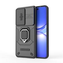 Dėklas Huawei Nova 13, dangtelis Huawei Nova 13 Pro, dangteliai, telefono buferis, galinis smūgiams atsparus, slankiojantis, su kameros žiedu-laikikliu, dėklas Huawei Nova 13 For Nova 13 juoda