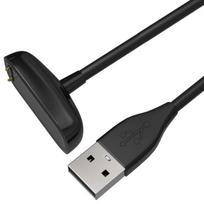 Suderinamas „Fitbit Charge 6“ / „Charge 5“ / „Fitbit Luxe“ įkroviklis – 1 metro USB laidas, laikrodžio įkrovimo adapterio pakaitalas, „Phonillico®“ juoda