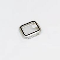 Visapusiškas apsauginis dėklas ir grūdintas stiklas Apple Watch Series 6/7/8 42mm sidabras