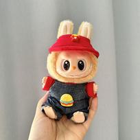 17 cm Mini Pliušinės Lėlės Drabužiai Apranga Aksesuarai Korėjai Kpop Exo Labubu I II Idolių Lėlės Sėdimas Vakarėlis Seilinukas Kelnės Kombinezonas