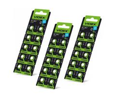 Baterija Videx AG1 / LR621 Alkaline, 14mAh, 1.5V, 30 vnt.