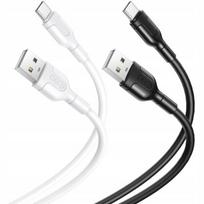USB laidas - USB tipas C XO 1 m GREITAS Įkrovimas 2.1A (3 vnt)
