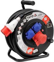 25 m ilgio maitinimo kabelio ritė, IP44, 230 400 V, ilginamasis laidas