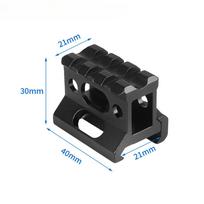 3 lizdų aukštį didinantis kreipiklis 20 konversija 20 mm laikiklis