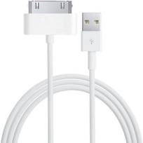 USB laidas [Suderinamas su iPad 1 - 2 - 3] Baltas įkroviklis 1 metras [Phonillico®]