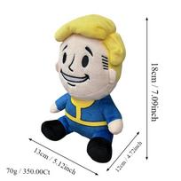 New Fallout Vault Radiation Shelter Plush Toy Surrounding Dolls geltona