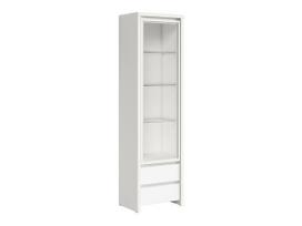 Vitrina Kaspian REG1W2S, balta