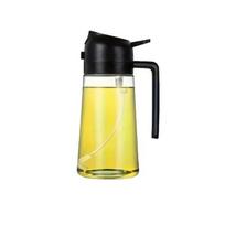Stiklinis aliejaus buteliukas, 490 ml