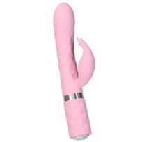 Pillow Talk Pillow Talk Lively Pink Dual Motor Massager with Rotating Shaft