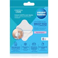 Canpol babies Hydrogel Breast Pads hidrogeliniai gydomieji krūtų įklotai su lanolinu 8 vnt.