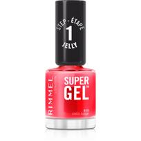 Rimmel Super Gel gelinis nagų lakas, stingstantis be UV / LED lempos atspalvis 010 Coco Suga 12 ml