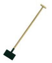 Profix Skuwacz Ledo grandiklis, plotis 200 mm, medinis kotas, tiesus, ilgis 90 cm (sniegui)