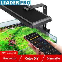 38W Smart App LED Aquarium Light Fish Tank Ultra Bright Full Spectrum RGB Light DIY Timer Clip On Pendant Light