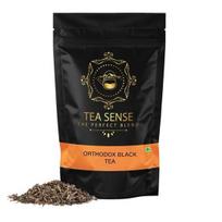 TEA SENSE Ortodoksiška juodoji arbata | 100 g birios | Švelnus, energijos suteikiantis, gaivinantis užpilas | Aukščiausios kokybės juodoji arbata iš Darjeelingo | Paruošiama 50 puodelių+