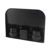 Triple cup holder, black