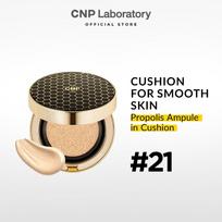 CNP Laboratory Propolis Ampule In Cushion SPF50+/PA+++ 15g+refill #21 Light Beige +RANDOM GIFT