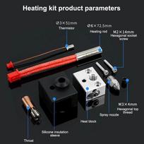 S1 Spirit šildymo bloko komplektas Hotend 24V 40W Ender-3 S1 Cr-10 Smart Pro 3D spausdintuvui su Sprite ekstruderiu C
