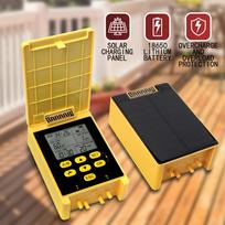 Dual Pump Timer Irrigation System Rain Sensor Digital Automatic Watering Kit For Garden Solar Power Drip Irrigation geltona