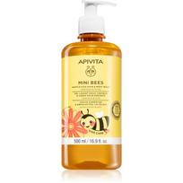Apivita Mini Bees Gentle Kids Hair&Body wash Calendula&Honey prausimosi želė kūnui ir plaukams 500 ml