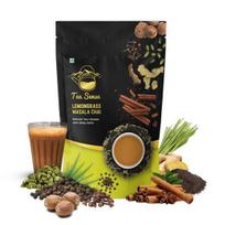 TEA SENSE Citrinžolės Masala Chai | 200 g | Gaivus Aštrus Mišinys | Asamo CTC, Imbieras, Kardamonas, Gvazdikėlis, Cinamonas, Muskatas, Juodieji pipirai