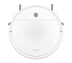Sencor - Dulkių siurblys robotas su šluoste 2in1 18W/1500 mAh balta + nuotolinio valdymo pultas