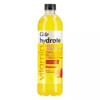 Negazuotas yuzu vaisių ir aviečių skonio gaivusis gėrimas CIDO HYDRATE+ DEFENSE, 600 ml