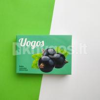 Uogos. Lavinamųjų kortelių rinkinys