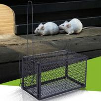 Išmanusis savaime užsifiksuojantis pelėkautas, saugus, tvirtas, geležinis tinklelis, buitinis pelės gaudyklė, metalinis daugkartinis humaniškas vidaus lauko žiurkių gaudyklės narvas