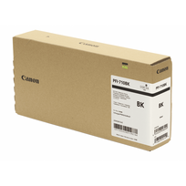 Canon PFI-710BK Black/Juoda plačiaformačio spausdintuvo rašalo kasetė, 700 ml