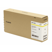 Canon PFI-710Y Yellow/Geltona plačiaformačio spausdintuvo rašalo kasetė, 700 ml