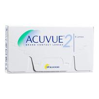 ACUVUE 2 – dviejų savaičių daugkartiniai kontaktiniai lęšiai (-1.75, Skaidrus, Pakuotėje 6 lęšiai) | Iš Johnson&Johnson