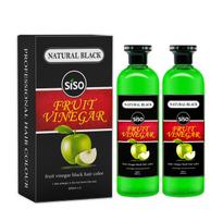 Siso Vaisių Acto Plaukų Dažai, Natūralios Juodos Spalvos Dažai Plaukų Priežiūrai, Natūralūs Dažai Be Amoniako (500 ml x 2)