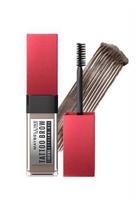 Maybelline Tonuotas antakių gelis, Pusiau ilgalaikis, Atsparus vandeniui ir netepantis, 3 dienų fiksavimo antakių gelis, Tatuiruotės efektas, Vidutiniškai rudas, 6ml