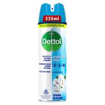 Dettol Spring Blossom dezinfekuojantis purškiamas dezinfekavimo priemonė, apsauganti nuo mikrobų ant kietų ir minkštų paviršių