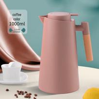 Didelės talpos išmanusis termosas-virdulys su stikliniu įdėklu ir skaitmeniniu ekranu namams regular model, 1000ml ruda