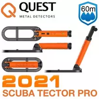 Metalo detektorius Quest Scuba Tector PRO (povandeninis)
