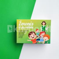 Žmonės ir jų veikla. Lavinamųjų kortelių rinkinys