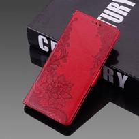 Leather Flip Case For Samsung Galaxy S20 FE S21 Plus Ultra A01 A11 A21S A31 A51 A31 A52 A72 A22 A12 A30 A50 M21 M31 M11 J3 J5 J7 J4 J6 Wallet Cover Samsung A22 5G raudona