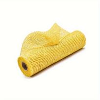 1pcs Yellow Burlap Deco Mesh Decorative Mesh For Flower Wrapping Home Decor DIY Craft Making geltona