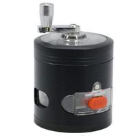 Portable Metal Herb Grinder Manual Handle Crank Spice Crusher Drawer Hand