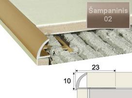 Profilis Effector A53 užbaigimo | A53 šampaninis 250 cm 23x10 mm